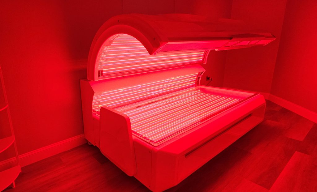 Red Light Bed open